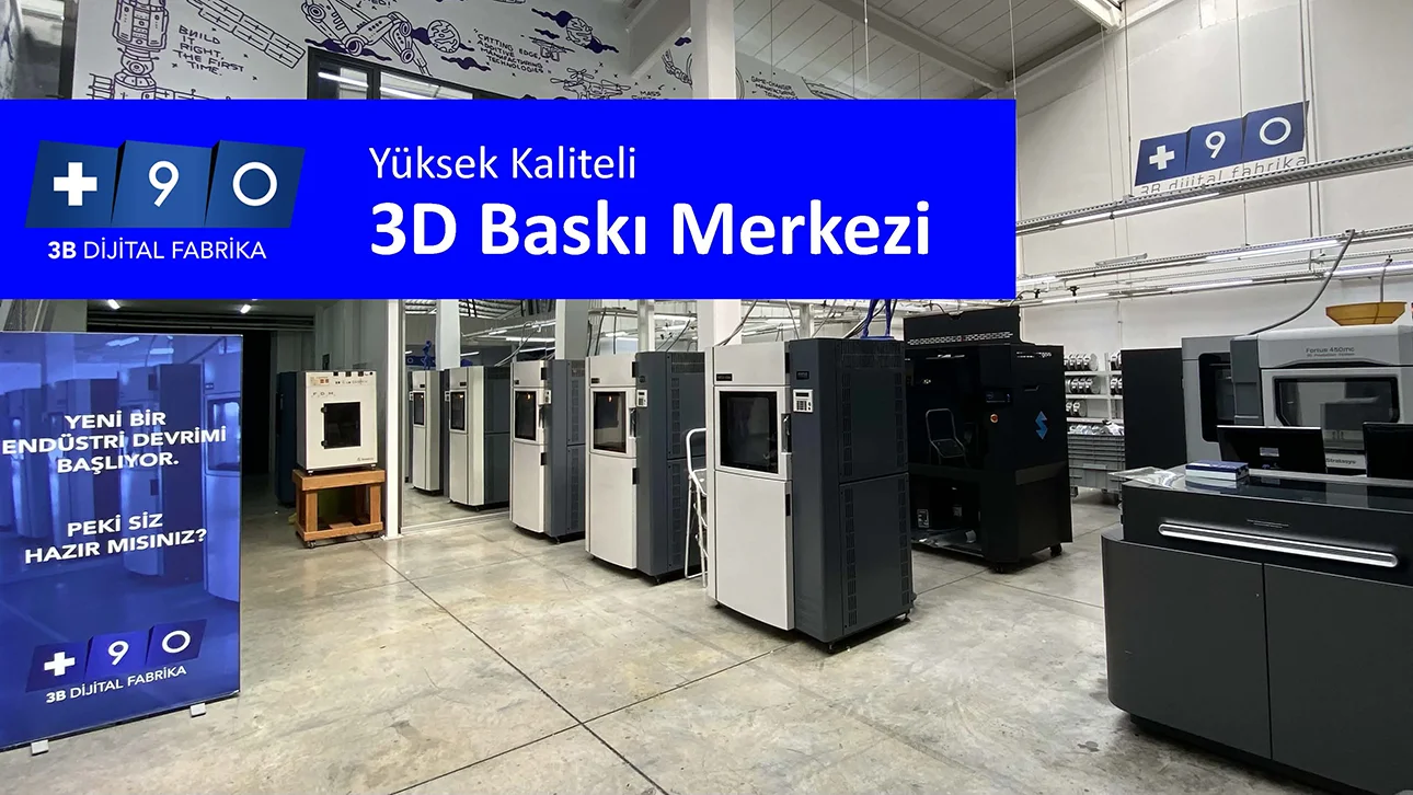 Yüksek Kaliteli 3D Baskı Merkezi