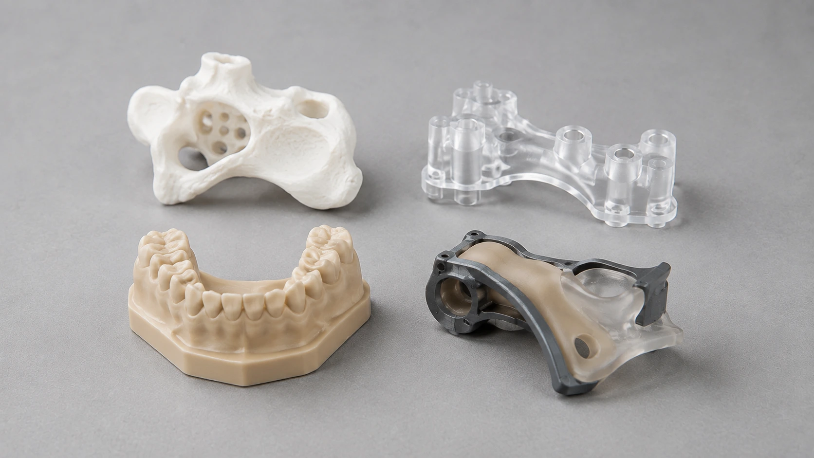 Medikal ve Dental Uygulamalarda 3D Baskı Rehberi 3 Medikal ve dental 3D baski ciktilari